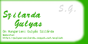 szilarda gulyas business card
